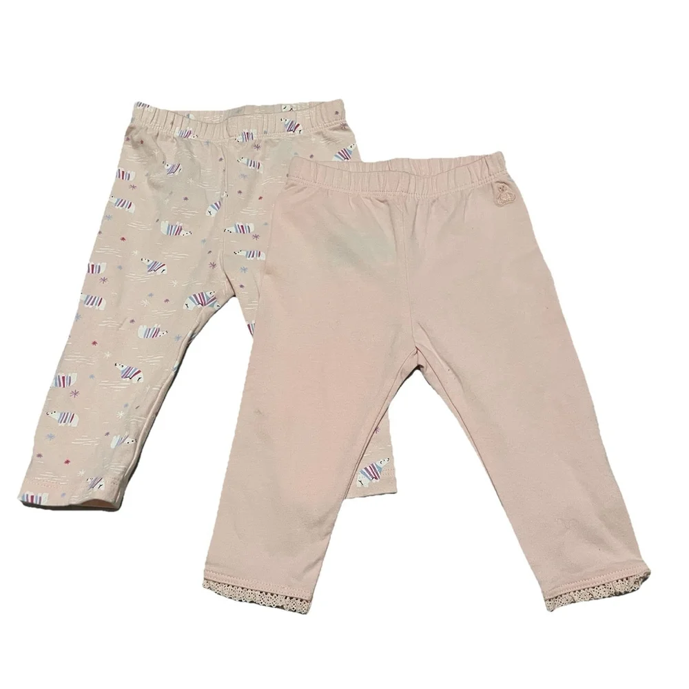 Twin Girls Size 6 Months Pants. - Picture 3 of 5